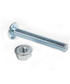 Tornillo Carretillo M8 x 57 mm con tuerca Cincada